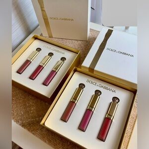 ( NEW IN BOX) Dolce&Gabbana  Everkiss Liquid Lip 3-Piece Gift Set